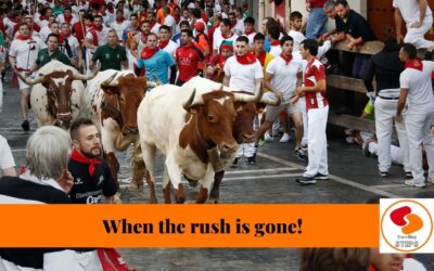 Once you run with the bulls!
