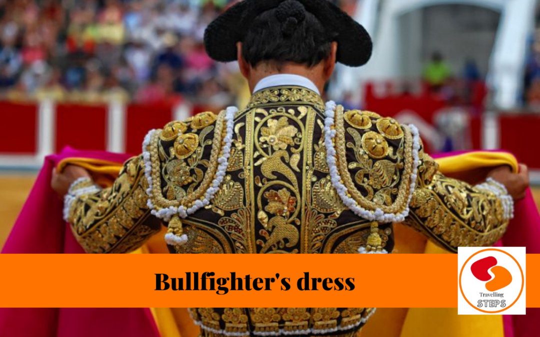 The bullfighter’s dress is a piece of art