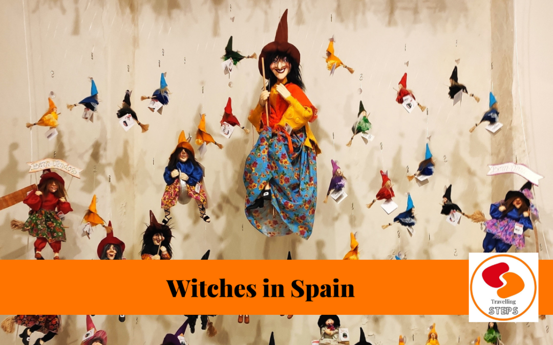 Witches in Spain traveling steps
