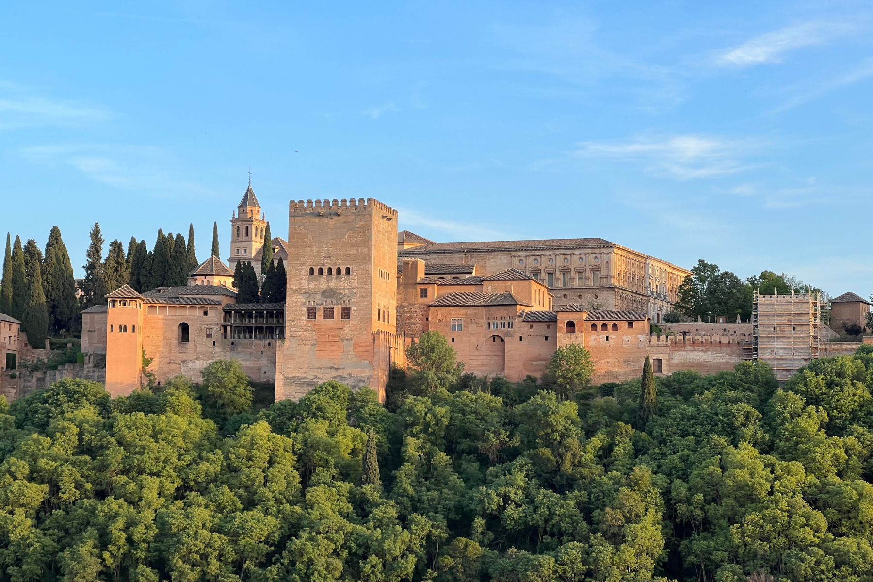 Alhambra Granada Traveling Steps